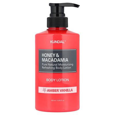 KUNDAL Honey & Macadamia Body Lotion – Amber Vanilla