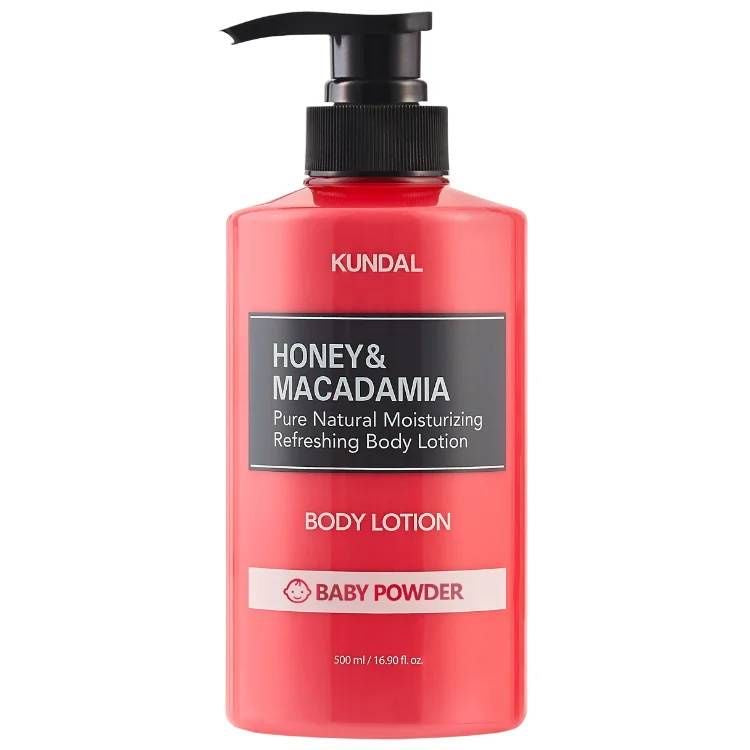 Kundal Honey & Macadamia Body Lotion – Baby Powder (500 ml)